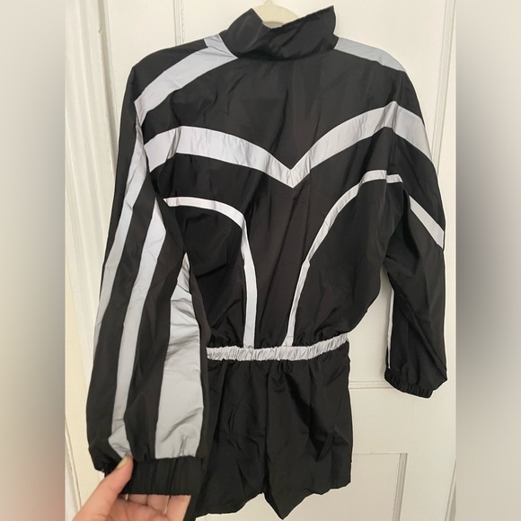 SOLD | Windbreaker Romper w/pockets and drawstring waistband - Picture 2 of 6